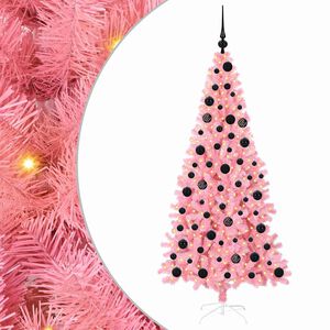 vidaXL Sapin de No&euml;l Rose 180 cm PVC