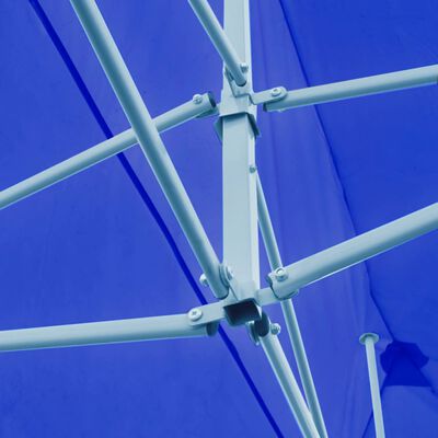 vidaXL Tente de réception pliable bleue 3 x 6 m