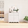 vidaXL Buffet Drammen Blanc 79 x 43 x 75,5 cm Bois de pin massif
