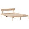 vidaXL Cadre de lit sans matelas 140x190 cm bois de pin massif