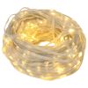 vidaXL Guirlandes lumineuses 300 LED Blanc chaud 30 m
