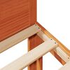 vidaXL Cadre de lit sans matelas cire marron 180x200cm bois pin massif