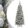vidaXL Sapin de No&euml;l artificiel Blanc 180 cm