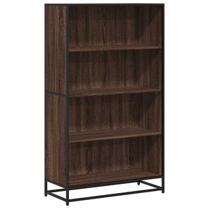 vidaXL Biblioth&egrave;que ch&ecirc;ne marron 80,5x35x139 cm bois d'ing&eacute;nierie