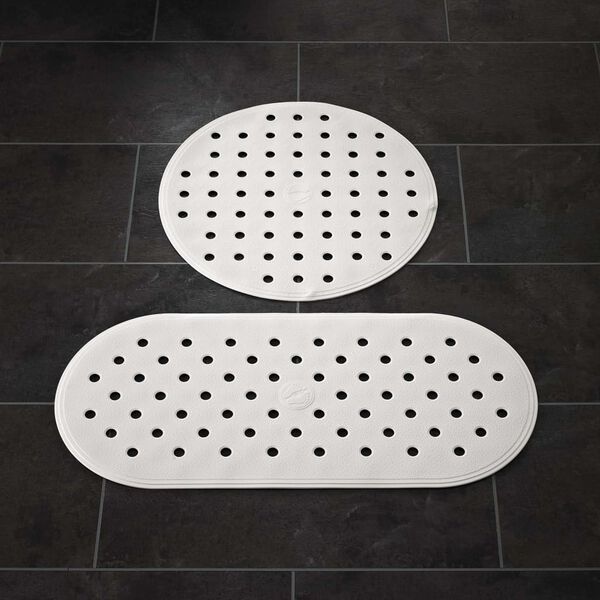 RIDDER Tapis antid&eacute;rapant de douche Action Blanc