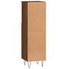vidaXL Armoire de bain ch&ecirc;ne marron 30x30x100 cm bois d'ing&eacute;nierie