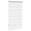 vidaXL Store v&eacute;nitien Zebra 90,9 x 150 cm, largeur du tissu 86,7 cm, blanc