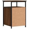 vidaXL Tables de chevet 2pcs Ch&ecirc;ne marron 40x42x60cm Bois d'ing&eacute;nierie