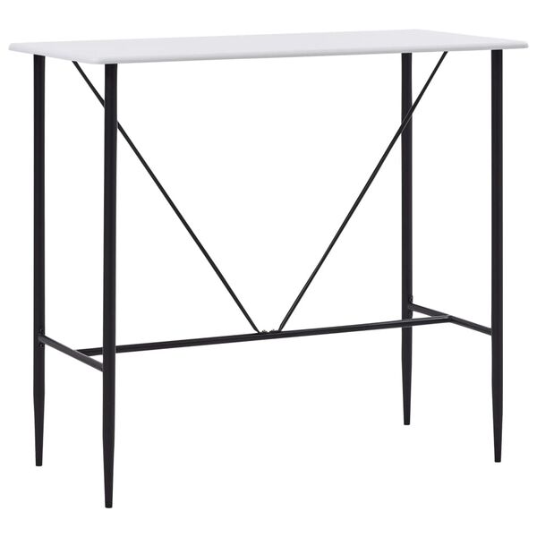 vidaXL Ensemble de bar 5 pcs Tissu Noir