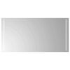 vidaXL Miroir de salle de bain LED Transparent 80 x 40 cm verre tremp&eacute;