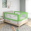 vidaXL Barrière de sécurité de lit d'enfant Vert 100x25 cm Tissu