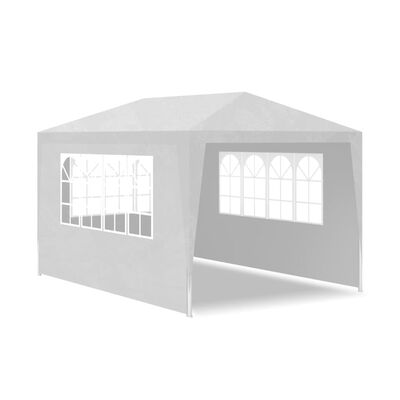 vidaXL Tente de réception 3 x 4 m Blanc