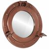 vidaXL Miroir en forme de hublot mural &Oslash;30 cm&nbsp;aluminium et verre