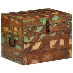 vidaXL Bo&icirc;tes de rangement Bois massif de r&eacute;cup&eacute;ration