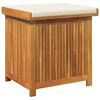 vidaXL Bo&icirc;te &agrave; coussins d'ext&eacute;rieur 60x50x61 cm bois massif d'acacia