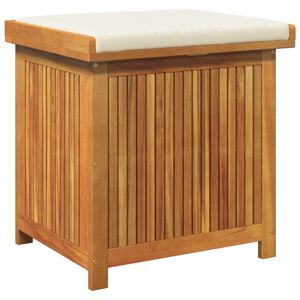 vidaXL Bo&icirc;te &agrave; coussins d'ext&eacute;rieur 60x50x61 cm bois massif d'acacia