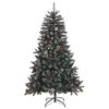 vidaXL Sapin de No&euml;l artificiel Vert 150 cm PVC, plastique et acier