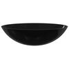 vidaXL Lavabo Verre 50x37x14 cm Noir