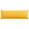 vidaXL Coussins de canap&eacute; 2 pcs Jaune clair 120 x 40 cm