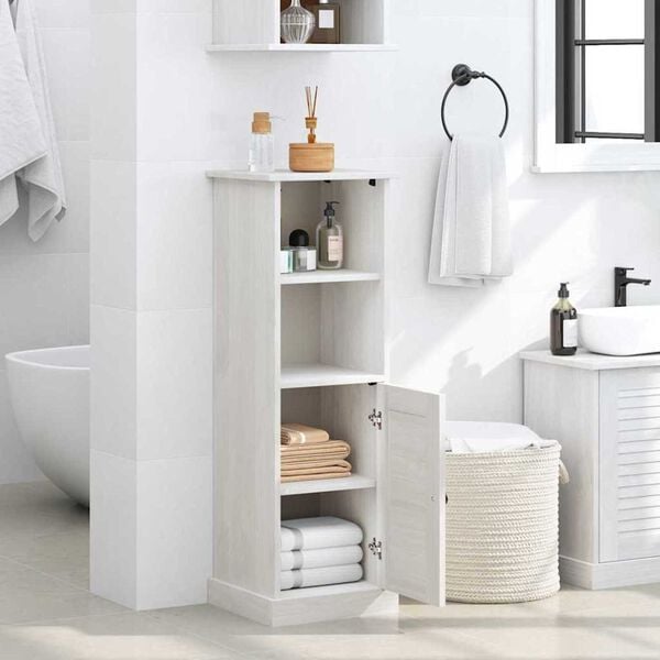 vidaXL Cabinet de salle de bain VIGO Blanc 37 x 34 x 110 cm
