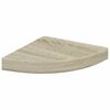 vidaXL &Eacute;tag&egrave;re d'angle flottante ch&ecirc;ne 25x25x3,8 cm MDF