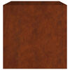 vidaXL Jardini&egrave;re 80x80x80 cm acier corten