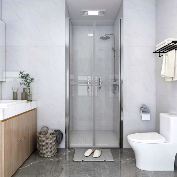 vidaXL Porte de douche ESG transparent 101x190 cm