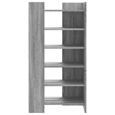 vidaXL Armoire à chaussures sonoma gris 52x37,5x100 cm