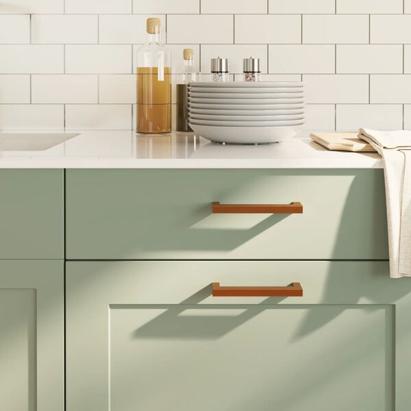 vidaXL Poign&eacute;es d'armoire 20 pcs bronze 128 mm acier inoxydable