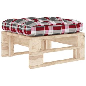 vidaXL Pouf palette de jardin bois de pin impr&eacute;gn&eacute;