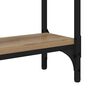 vidaXL Table console avec &eacute;tag&egrave;re Ch&ecirc;ne artisanal 100 x 22,5 x 75 cm