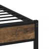 vidaXL Cadre de lit sans matelas avec t&ecirc;te de lit 120x200 cm