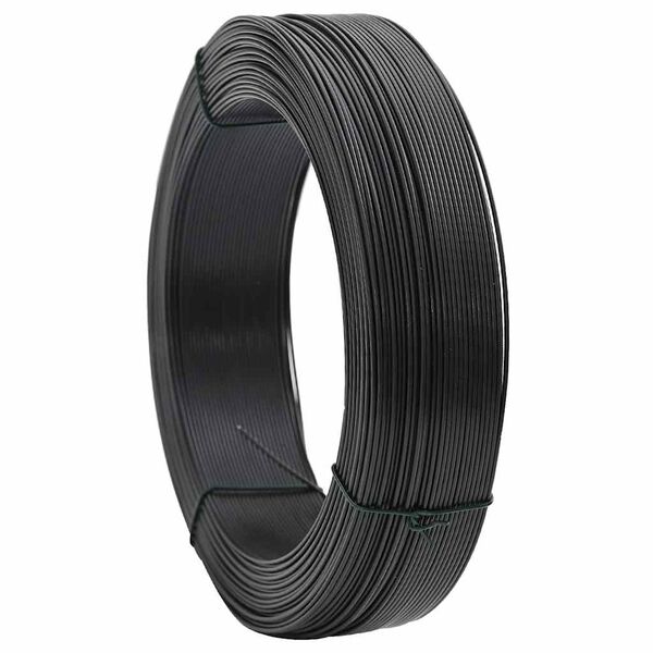 vidaXL Fil de liaison de cl&ocirc;ture 250 m 0,9/1,4 mm Acier Anthracite