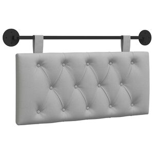 vidaXL T&ecirc;te de lit suspendue Gris nuage Tissu