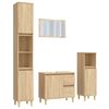 vidaXL Ensemble de meubles de salle de bain 4 pcs ch&ecirc;ne sonoma