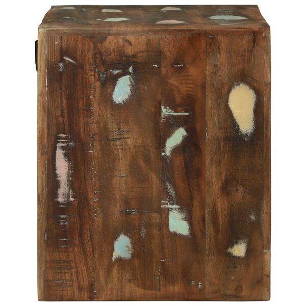 vidaXL Unites TV 2 pcs Multicolore 36 x 30 x 36 cm Bois Recycl&eacute; Solide