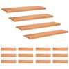 vidaXL Marches d'escalier 16 pi&egrave;ces 120 x 30 x 2 cm Vernis