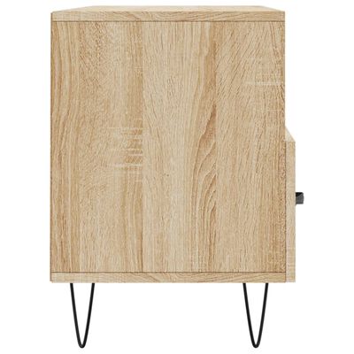 vidaXL Meuble TV chêne sonoma 102x36x50 cm bois d'ingénierie