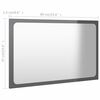 vidaXL Ensemble de meubles de salle de bain 2 pcs Gris Agglom&eacute;r&eacute;