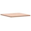 vidaXL Dessus de table 60x60x2,5 cm carr&eacute; bois massif de h&ecirc;tre