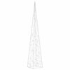 vidaXL Cône lumineux décoratif à LED Acrylique Multicolore 90 cm