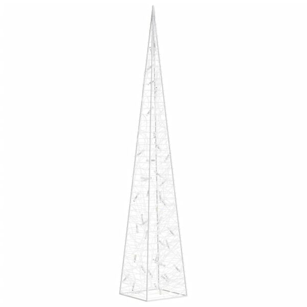 vidaXL Cône lumineux décoratif à LED Acrylique Multicolore 90 cm