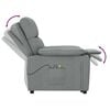 vidaXL Fauteuil électrique de massage Gris foncé Tissu