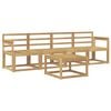 vidaXL Ensemble de canap&eacute;s d'ext&eacute;rieur 5 pcs Blanc 59 x 59 x 37 cm