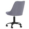 vidaXL Chaise pivotante de bureau Gris clair Tissu