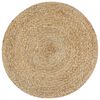 vidaXL Pouf fait &agrave; la main Gris 40 x 45 cm Jute