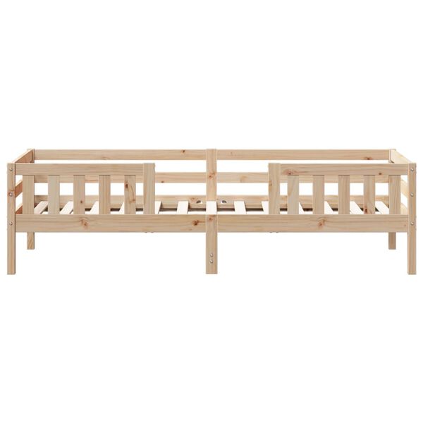vidaXL Cadre de lit sans matelas 75x190 cm bois de pin massif