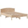vidaXL Lit biblioth&egrave;que sans matelas 140x190 cm bois de pin massif