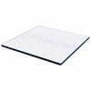 vidaXL Surmatelas Blanc 180 x 200 cm Tissu Jacquard