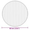 vidaXL Tapis rond naturel 60 cm bambou